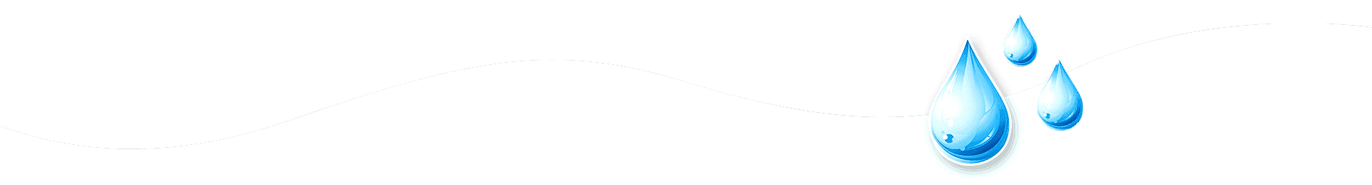 Water droplets on green and white background.